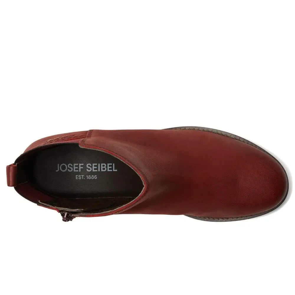 JOSEF SEIBEL WOMEN'S SIENNA 08 BOOTS BORDO 5-5.5 MEDIUM
